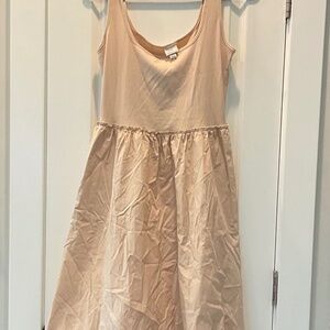 Salmon pink maxi dress